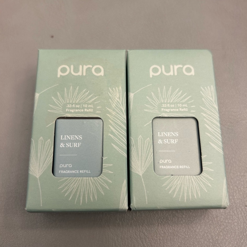 Pura Linens & Surf Fragrance Refills - Lot of 2!